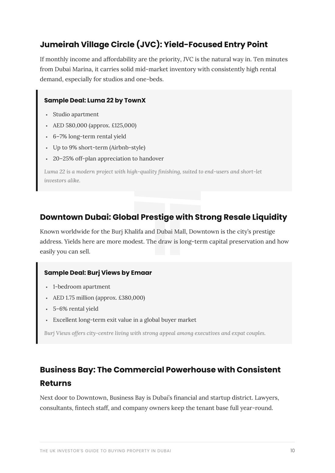 The UK Investor's Guide, page 10